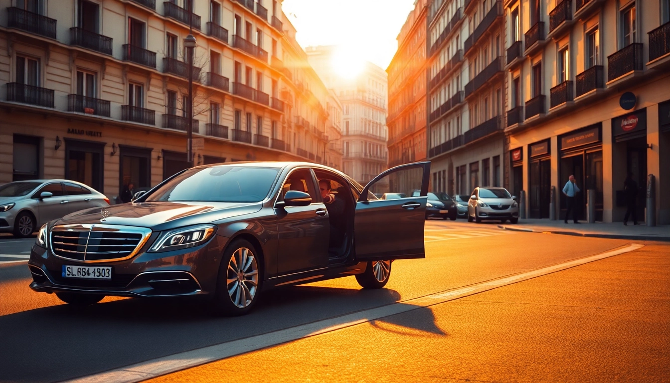 Experience cheap car rental with driver Madrid in a luxurious sedan with a professional chauffeur.