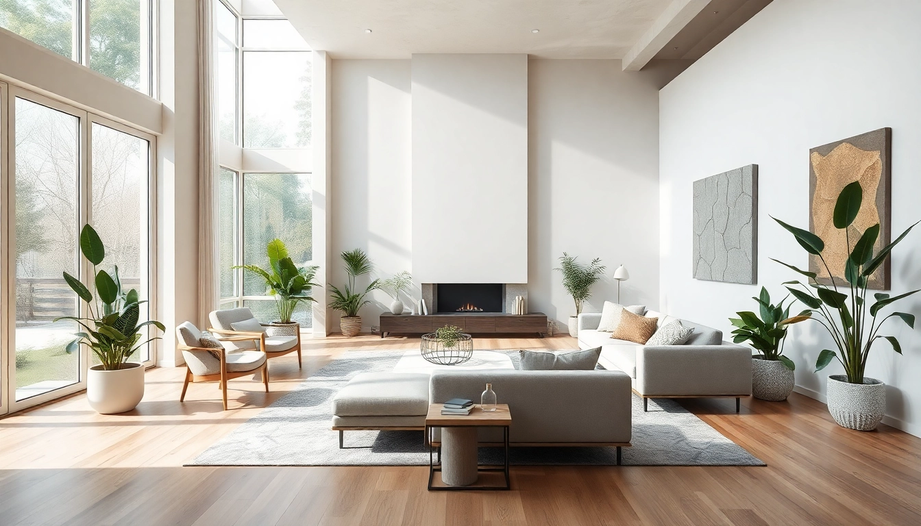 Transform your entire interior by envisioning a stylish living room filled with natural light and modern decor.