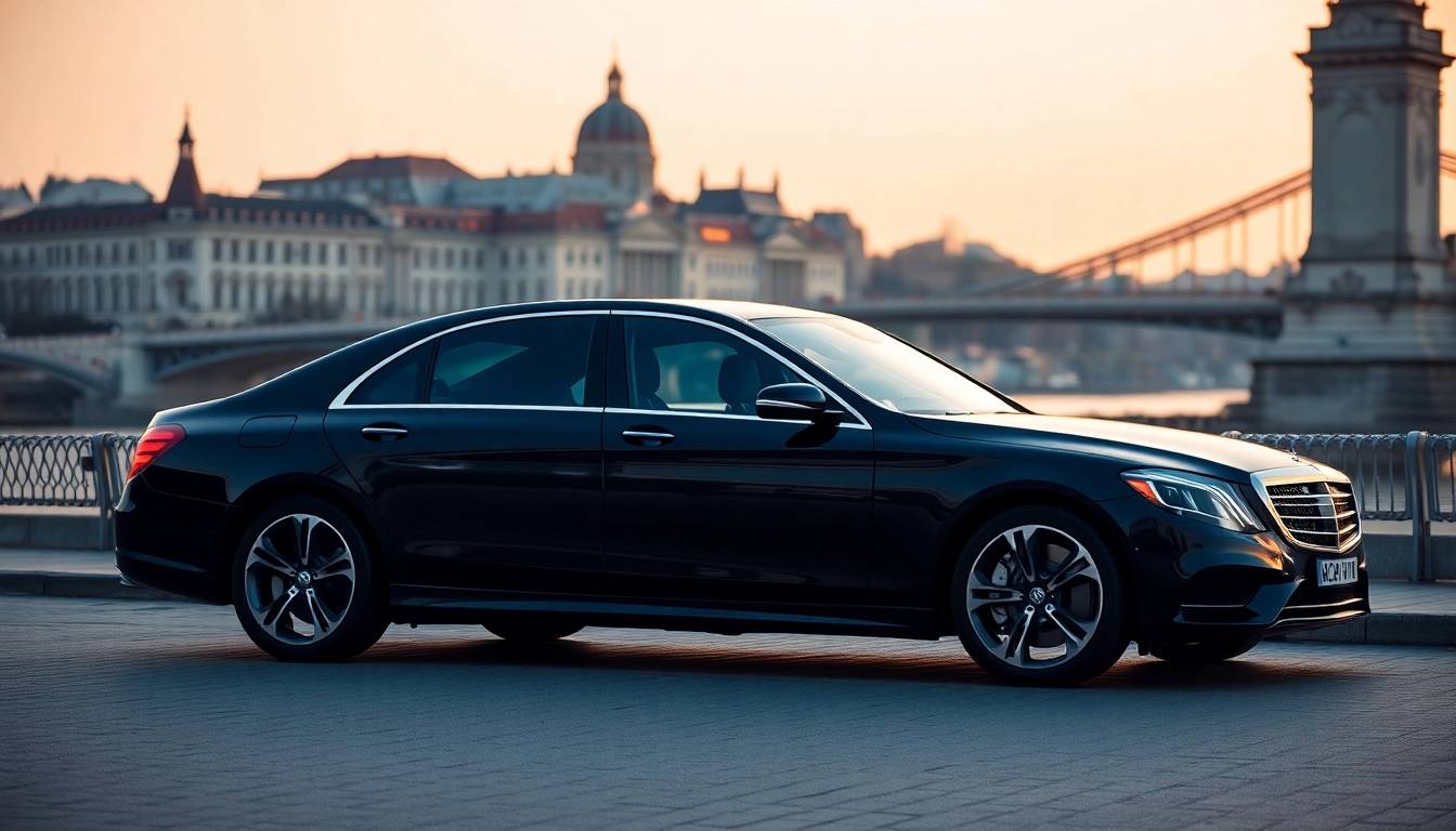 Book a cheap chauffeur service Budapest for luxury rides with stunning city views.