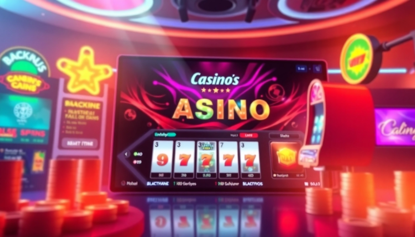 Engage with Casino online real money through a thrilling array of slots and card games in a neon-lit casino.