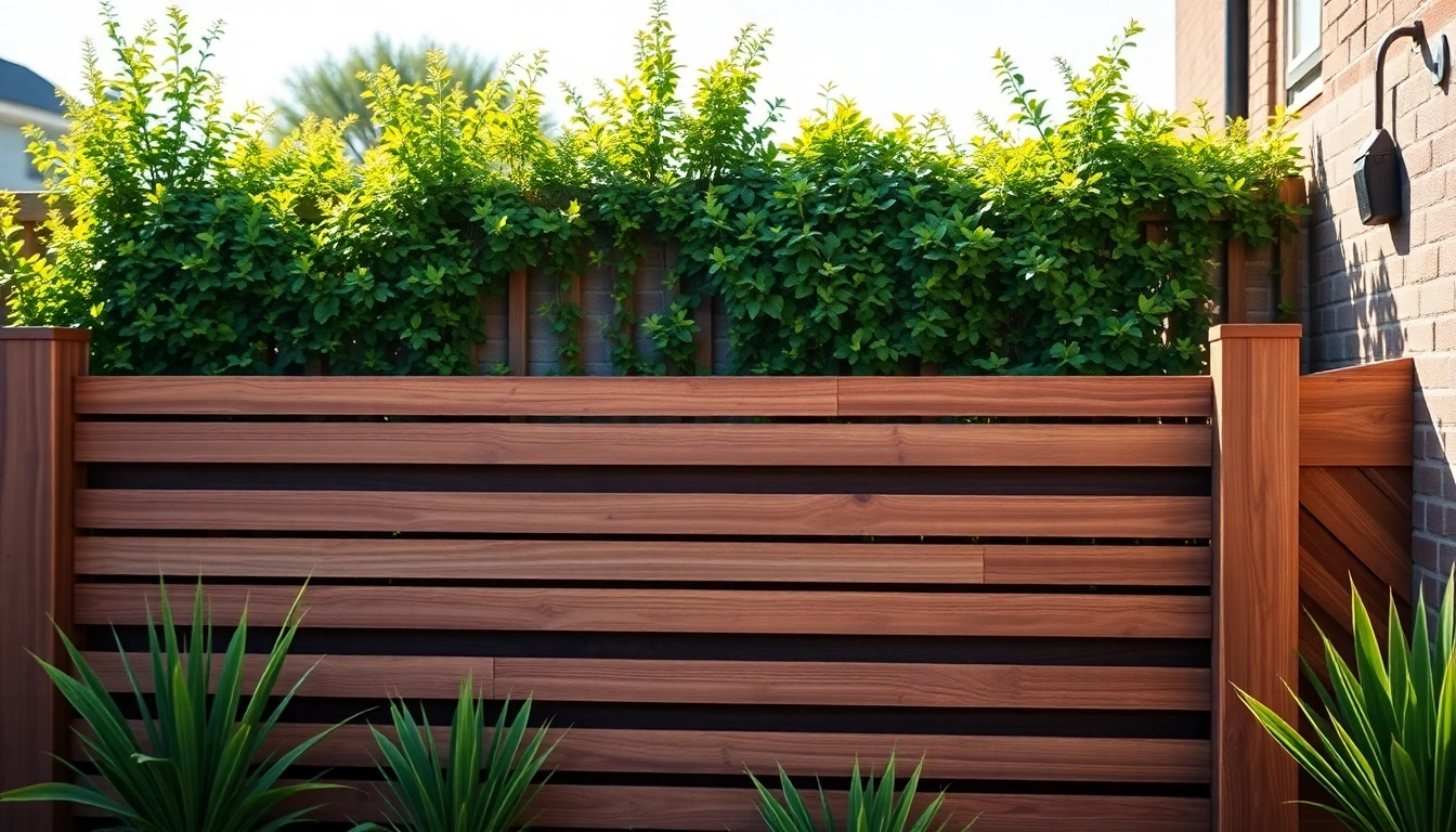 Sturdy wooden fence by fencing companies Manchester showcasing quality craftsmanship in a vibrant outdoors.