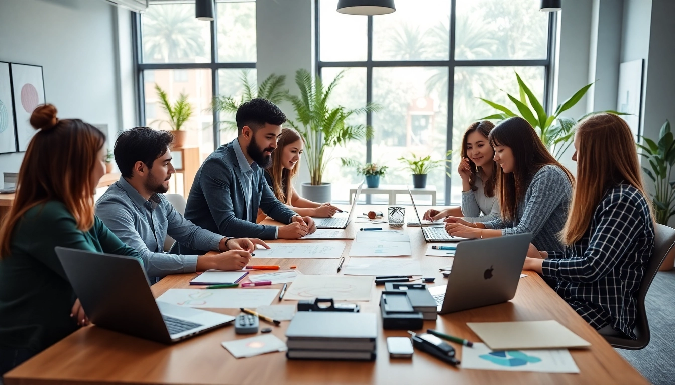Engage in AI business branding at a collaborative design workshop with diverse professionals.