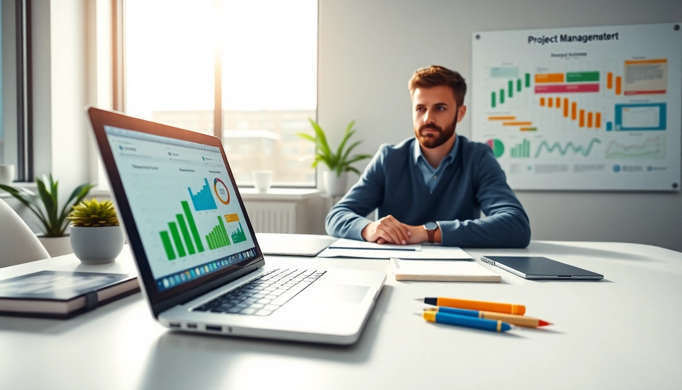 Explore pmp certification cost while a professional project manager works at a desk with graphs.