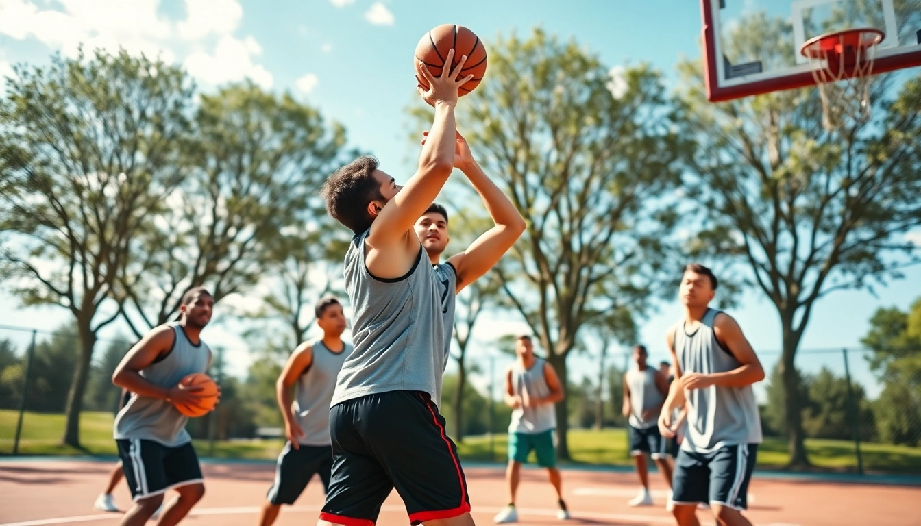 Discover the best basketball training programs with dedicated athletes in action during practice.
