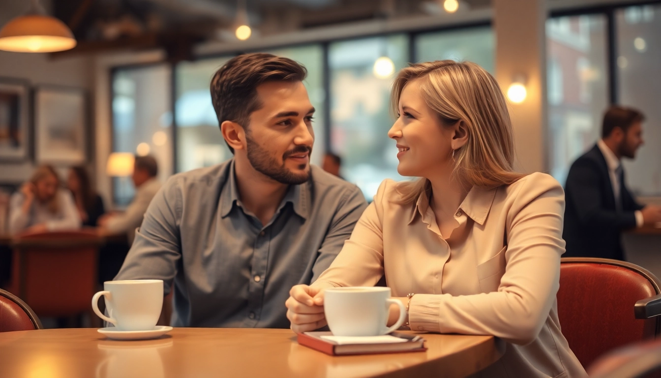 Couple communicating openly in relationships, showcasing active listening and empathy.