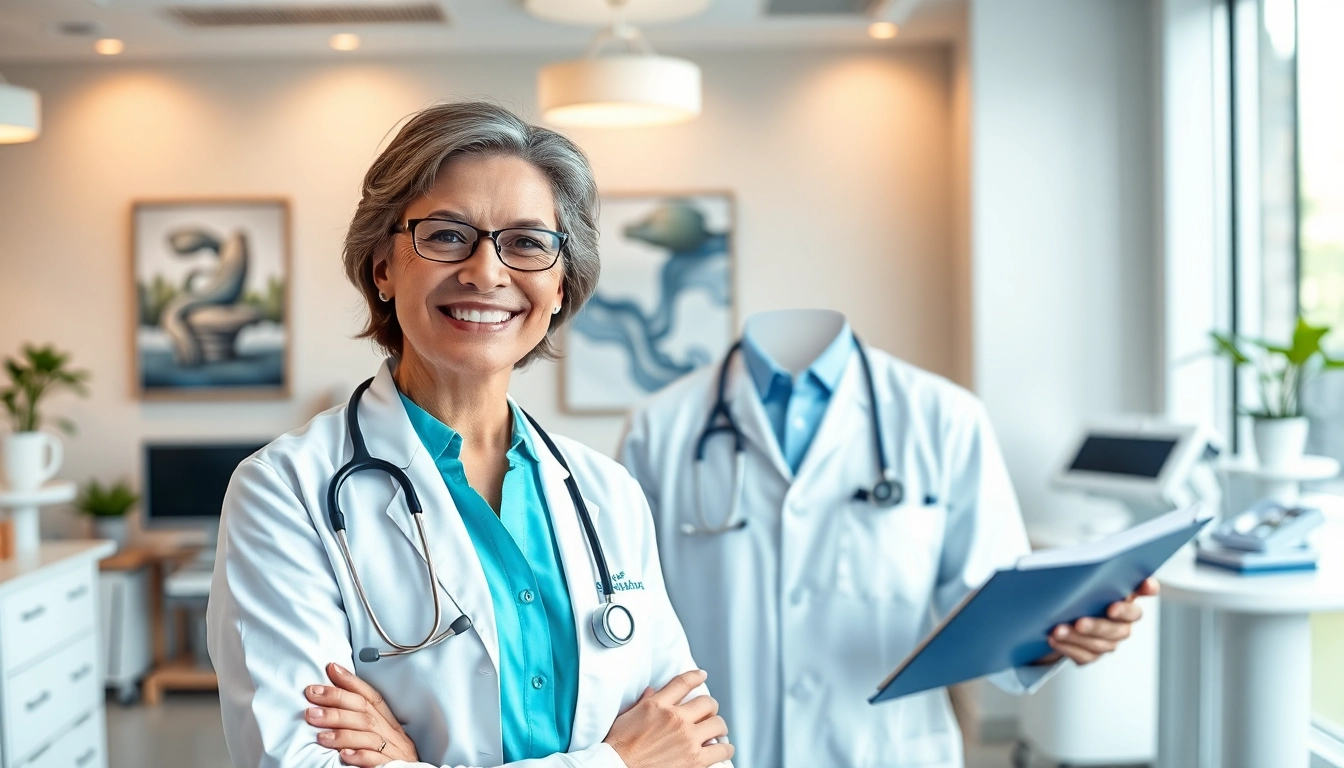 Concierge care physicians providing personalized healthcare in a modern medical office.