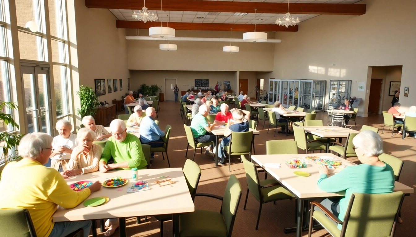 Seniors participating in activities at the heritage senior center henderson nv, showcasing a vibrant community atmosphere.